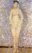 Georges Seurat Standing Female Nude Germany oil painting artist